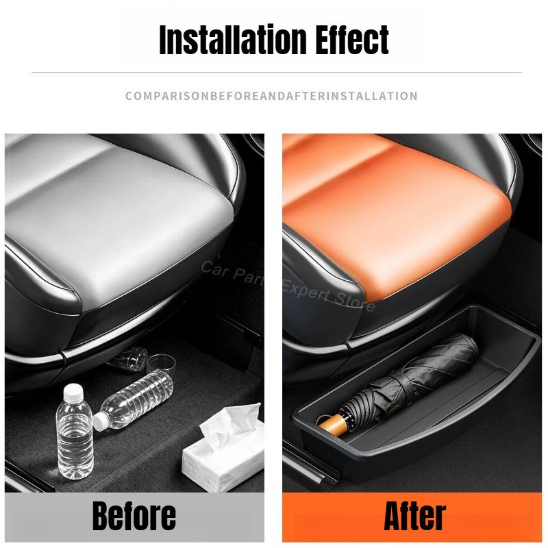 Car Under Seat Storage Box for GAC AION I60 Y RT UT S V LX Seat Lower Organizer Case Electric Vehicle Stowing Tidying Interior