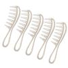 10pcs Wide Tooth Comb Ergonomic Handle Portable Plastic Detangling Comb for Men Women Hair Styling
