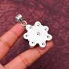 White Topaz Gemstone Pendant Gemstone : 925 Sterling Silver Handmade Jewelry Pendant
