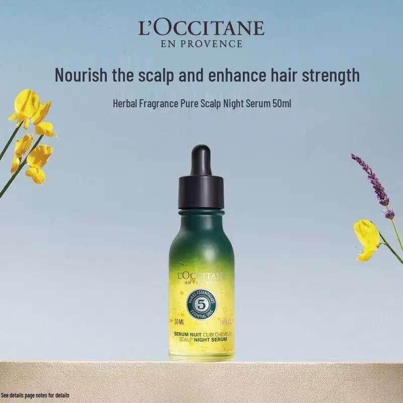 L OCCITANE 5-in-1 Herbal Scalp Night Serum