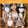 Soft And Cuddly Panda, Koala, Racoon, And Sloth Plush Toys For Girls Perfect Gift!