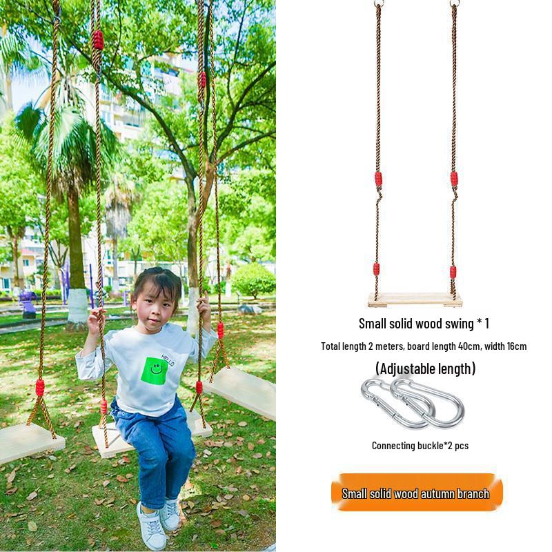 Outdoor Kids' Rope Ladder Swing for Sensory Integration and Climbing Activities