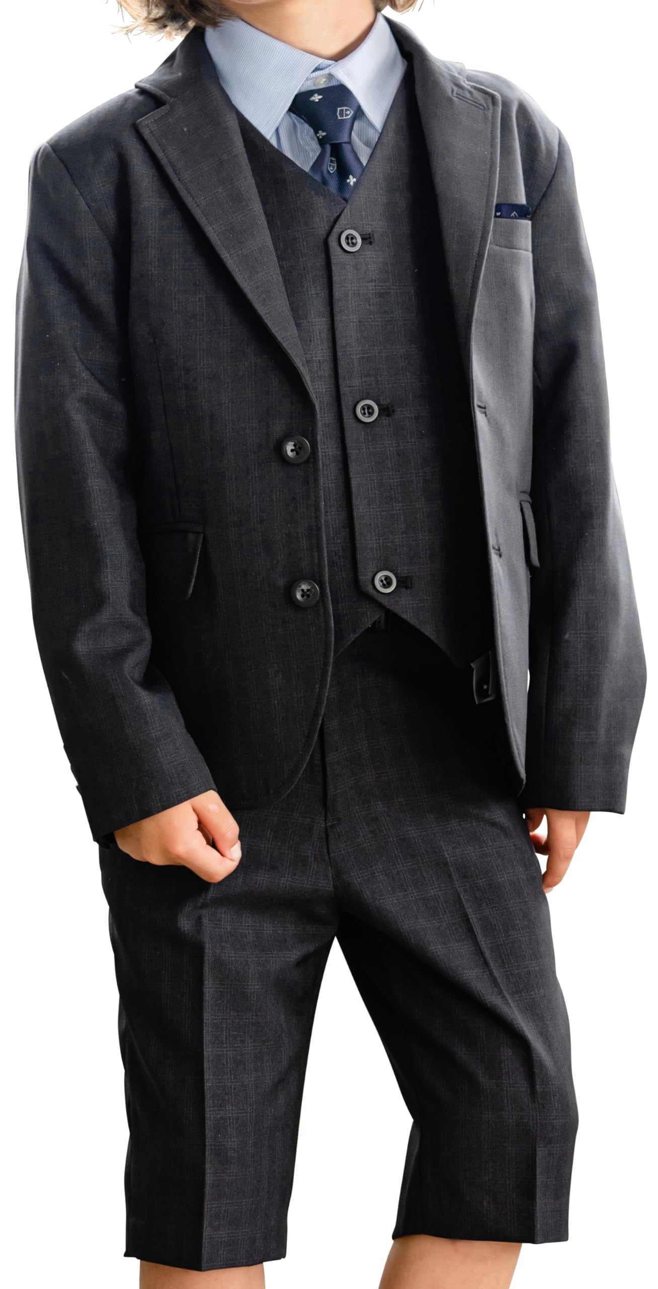 

Костюм для поступления в школу, выпускного вечера, официальный комплект, включая и BLKxBL 120см Lambert [Arisana] Церемония для мальчиков, Церемония, Детская одежда, (6 частей