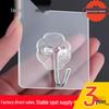 Transparent Adhesive Wall Hook - Strong, No-Drill, No-Mark, Wall-Mounted, Load-Bearing Hook Sticker