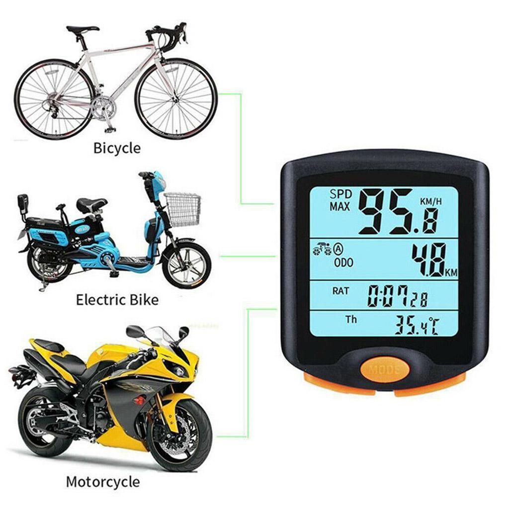 Cycling Speedometer Waterproof Code Table Sports Bike Odometer Device Ride Speeds Counter Outdoor Household Shop Using