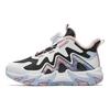 Anta Kids Summit 4.0 Synthetic Leather Fabric Thickened Warm Non-Slip Durable Low-Top Casual Shoes Kids Casual Shoes Black White Gray 322449978-3