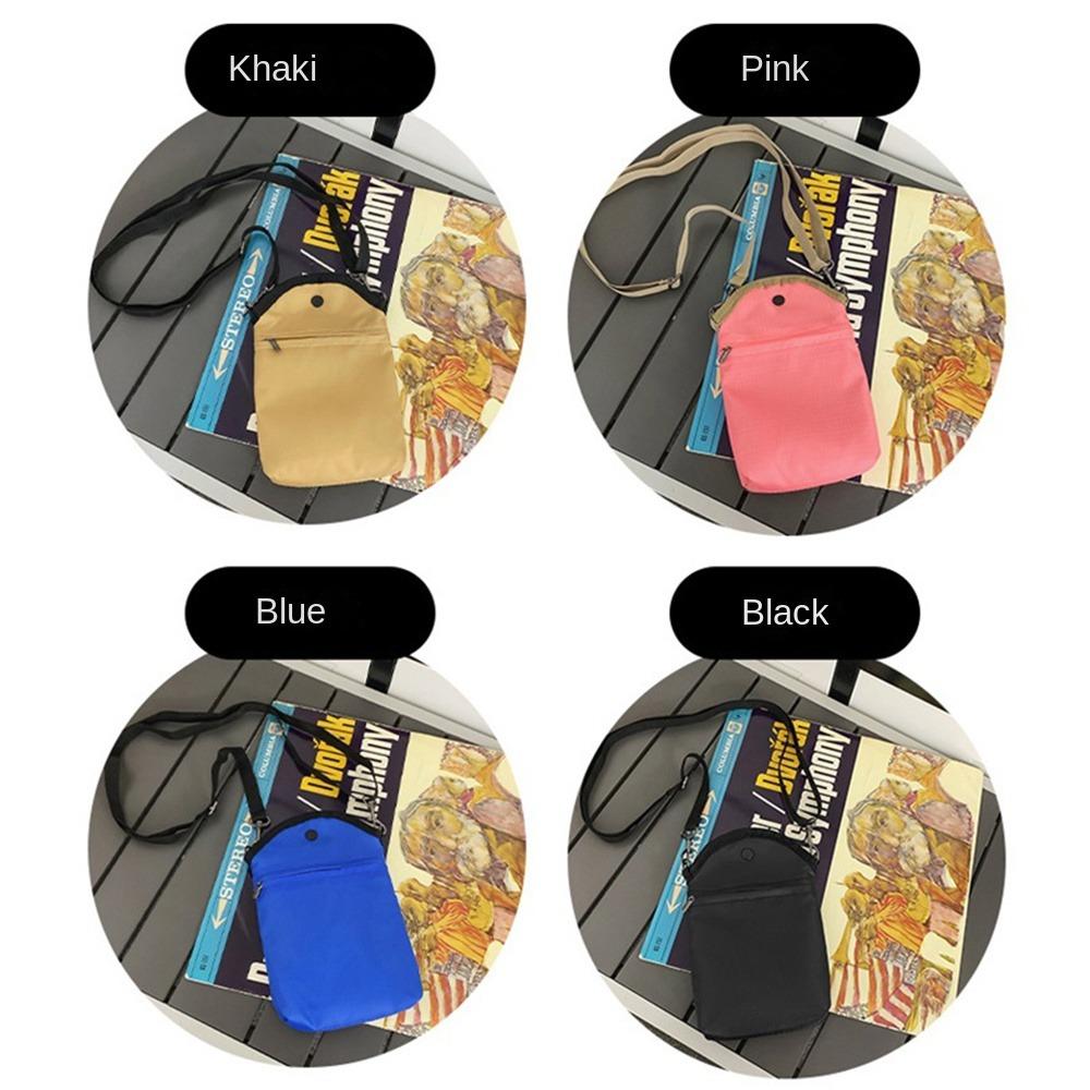 Casual Mini Square Bag Large Capacity Mobile Phone Bag Fashion Nylon Crossbody Bag  Outdoor