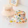 Children's Double-Sided Bucket Hat - Cute, Versatile Sun Hat for Boys & Girls, Perfect for Summer, Spring, and Autumn.
