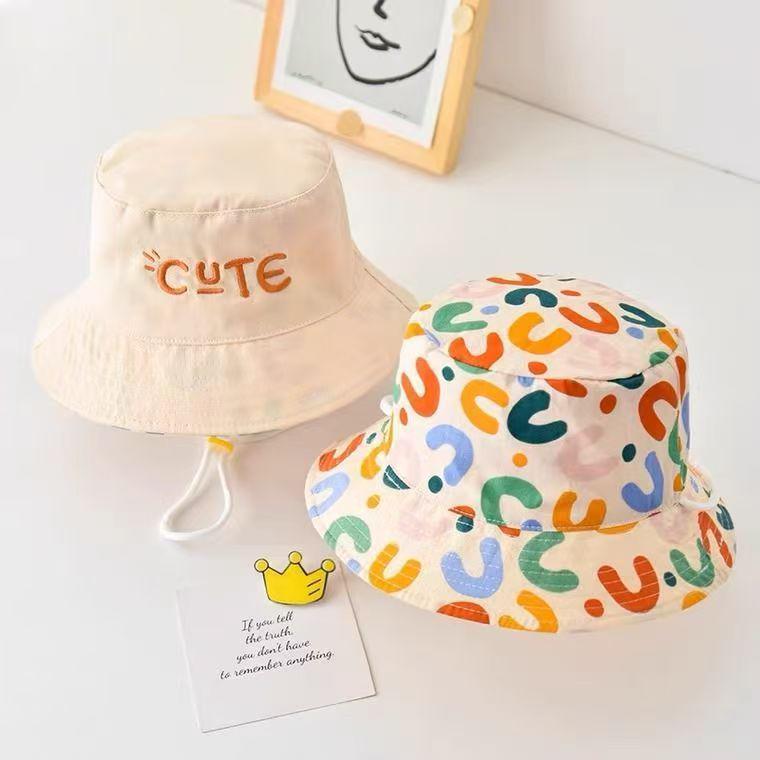 

Children s Double-Sided Bucket Hat - Cute, Versatile Sun Hat for Boys & Girls, Perfect for Summer, Spring, and Autumn. S (48cm)