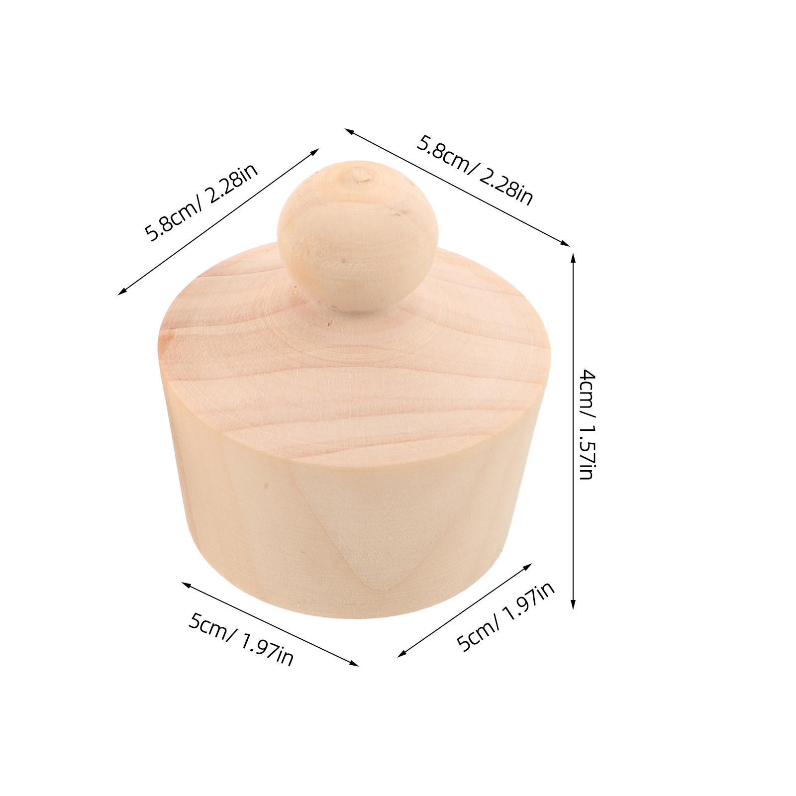 

2Pcs Wooden Wine Barrel Cork Plug Stoppers Tapered Leakproof for Beer Keg Whiskey Barrel Bung Fits 4.5cm Caliber Reusable Wine