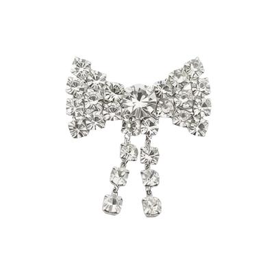 Mode Elegante Schleifen Broschen Strass Funkelnde Broschen Schmuck Pin Befestiger Kleidung Befestigungs Pins Damen Kleid Dekoration
