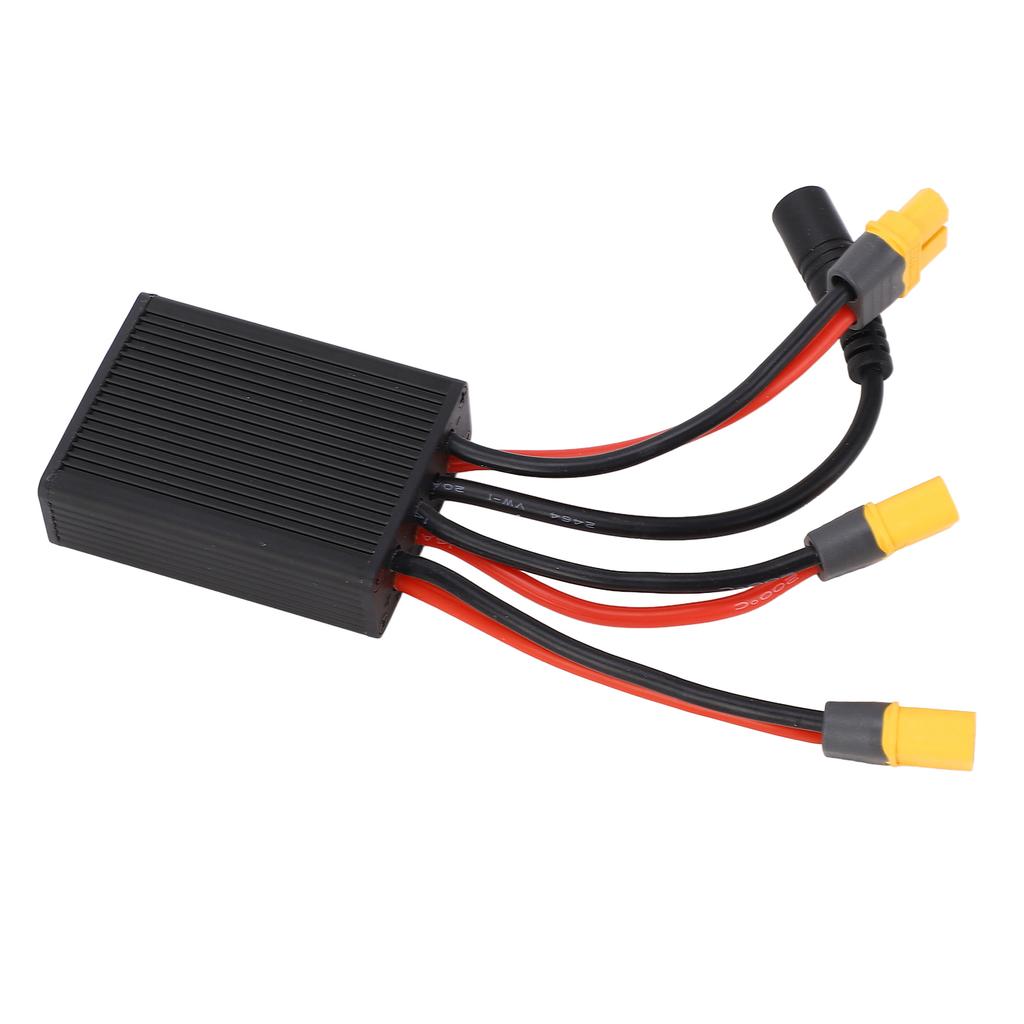 Dual Battery Parallel Module Adapter XT60H Interface 20V‑72V 30A Double Battery Discharge Converter Adapter for