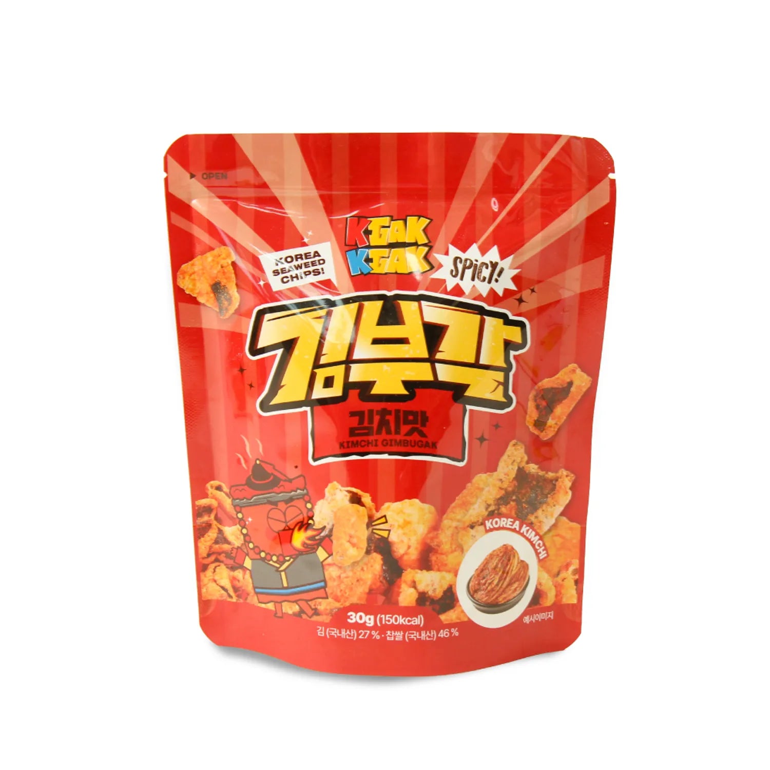 KGAKKGAK Gimbugak #Kimchi 30g 30g