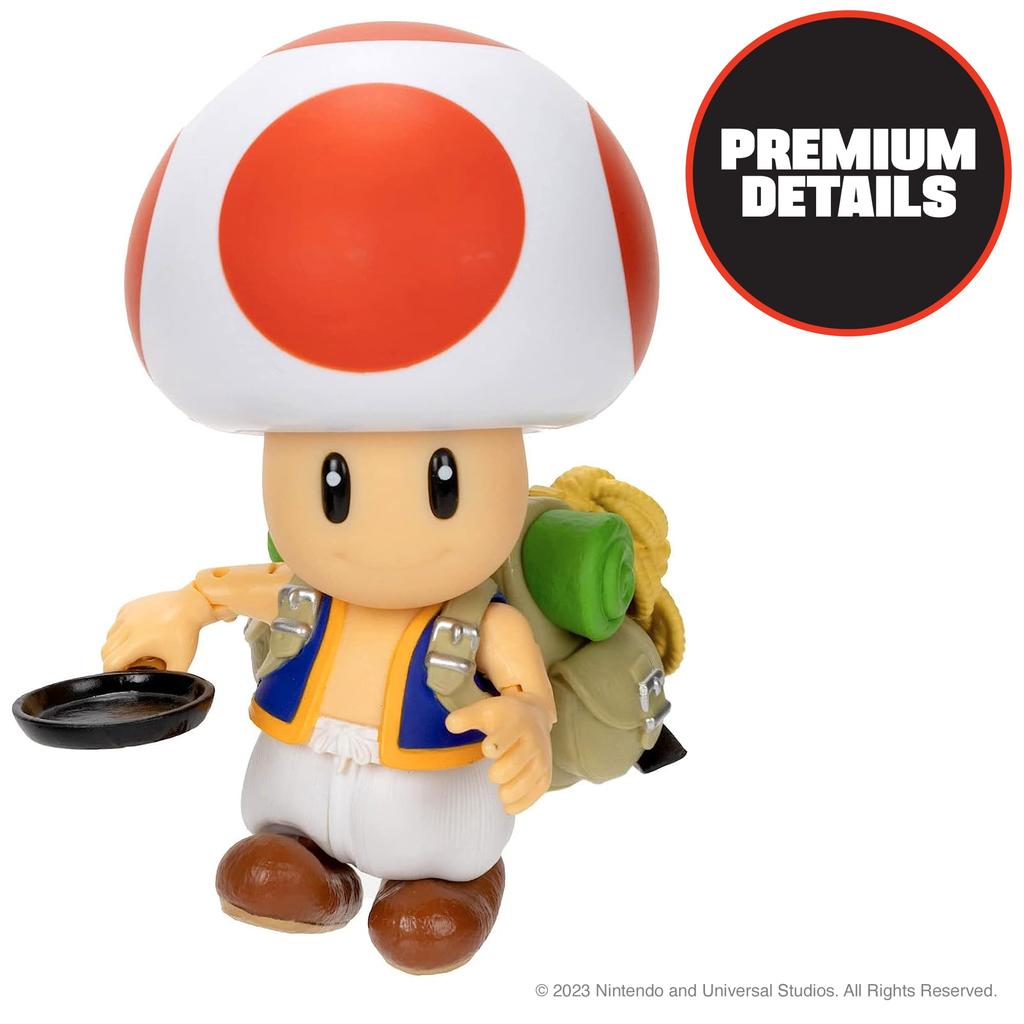The Super Mario Movie Action Bros. 5-inch Figure/Toad