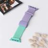 Magnetic Strap for Apple Watch Band 44mm 45mm 40mm 38mm 49mm Cute Two-tone Sport Nylon Stretchy Bracelets For iWatch Series11 10