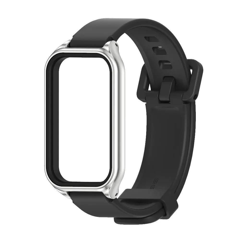 Strap for Redmi Smart Band 8 Active Bracelet Silicone Replacement Accessories Waterproof Watch Band for Redmi Band 2 Correa