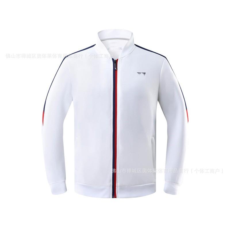 Men Women Badminton Training Jacket Long Sleeve Quick Dry Breathable Sportswear Winter