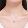Devil's Eye S925 Sterling Silver Necklace Zircon Pendant for Women Evil's Eye Necklace Custom Fine Jewelry Necklaces