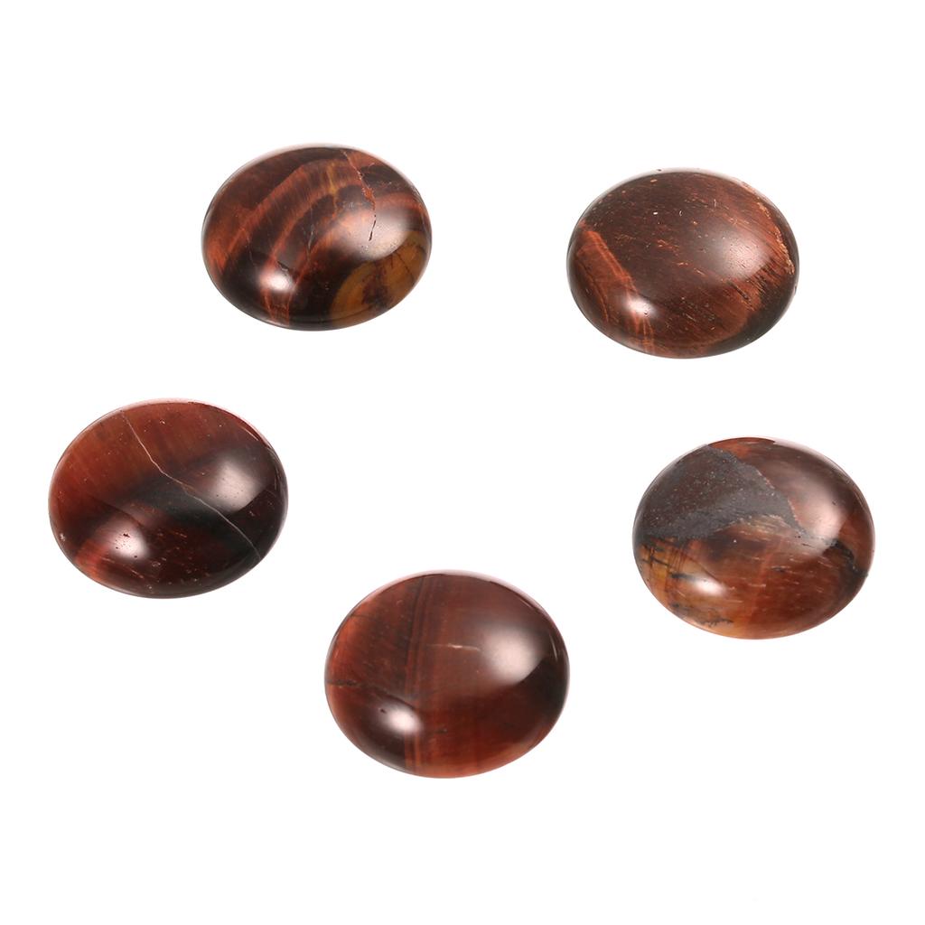 5-10pcs/lot Natural Stone Cabochon 4-25mm Amethyst Tiger Eye Agate Half Round Cabochon For DIY Ring Necklace Jewelry Accessories