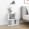Day and Night - Day and Night White Plywood Nightstand 50x30x51.5cm
