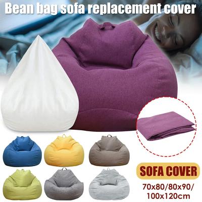 Funda de Sofá Silla Puff Grande Cómoda para Exterior Silla Perezosa sin Relleno para Adultos Niños Sillas Tatami Suaves