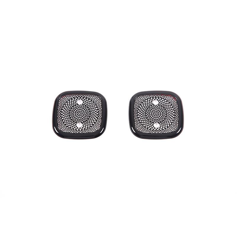 

For Range Rover Vogue L460 2026-2026 Stainless Steel Silver Car Roof Speaker Decoration Cover Decorate Sticker Car Accessories