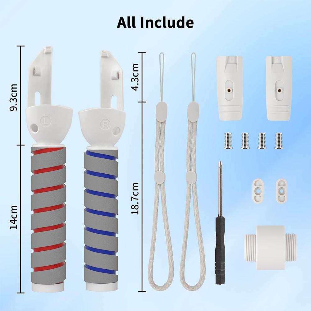 Uchwyt kontrolera do Meta Quest 3S/Quest 3 Akcesoria Długie ramiona Rączka do gry w badmintona Beat Saber Ulepszenie VR Dodatek do gier