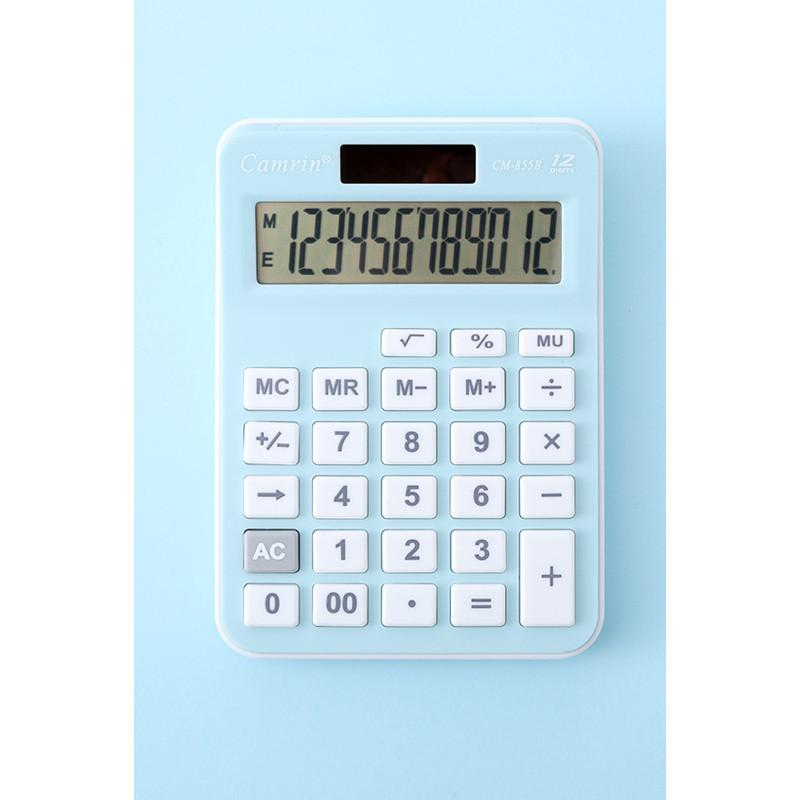 Versatile 12 Mini Digit Solar Power Calculator Colorful Design Offices Tool
