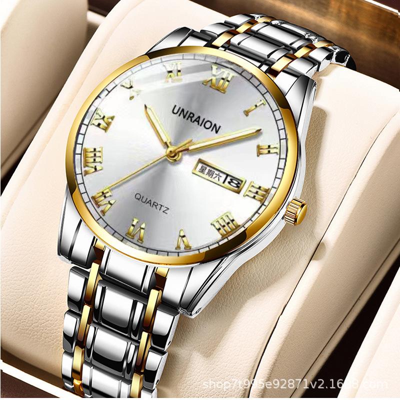 Men's Watches, Men's Doubles, Calendar Business Watches, Quartz Wristwatches