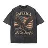 Vereinigte Staaten von Amerika Wasch-T-Shirt – 250-jähriges Semiquincentennial Patriotisch Fr