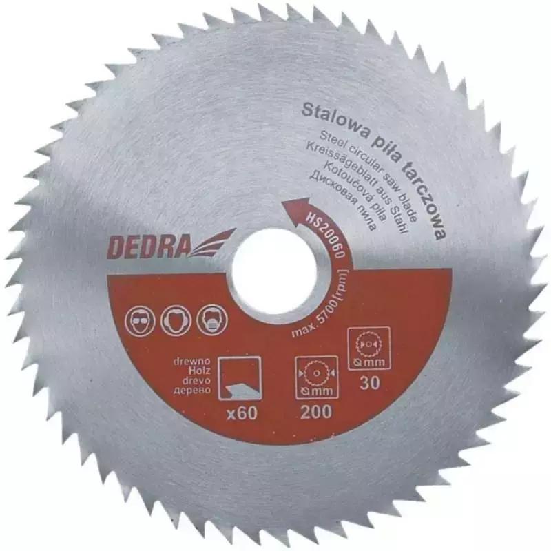 

Piła Tarczowa Do Drewna Stalowa Dedra Hs40060 60 Zębów, 400X30Mm