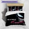 3pcs Venom3 Cover Set - Personalized Name, HD Printed Bedding with 1 Cover and 2 Pillowcases - Perfect for Home Decor, Easy Care