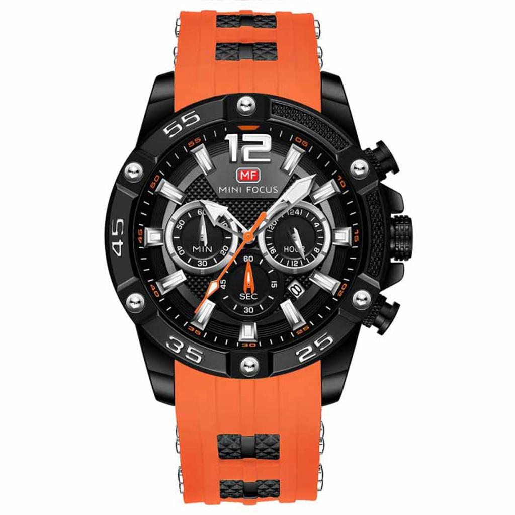 Men's Waterproof Luminous Running Alarm Clock Watch