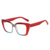 Men's & Women's Blue Light Blocking Presbyopia Glasses Fashionable Oversized Square Frame HD Reading Glasses Diopter 0 To +4.0