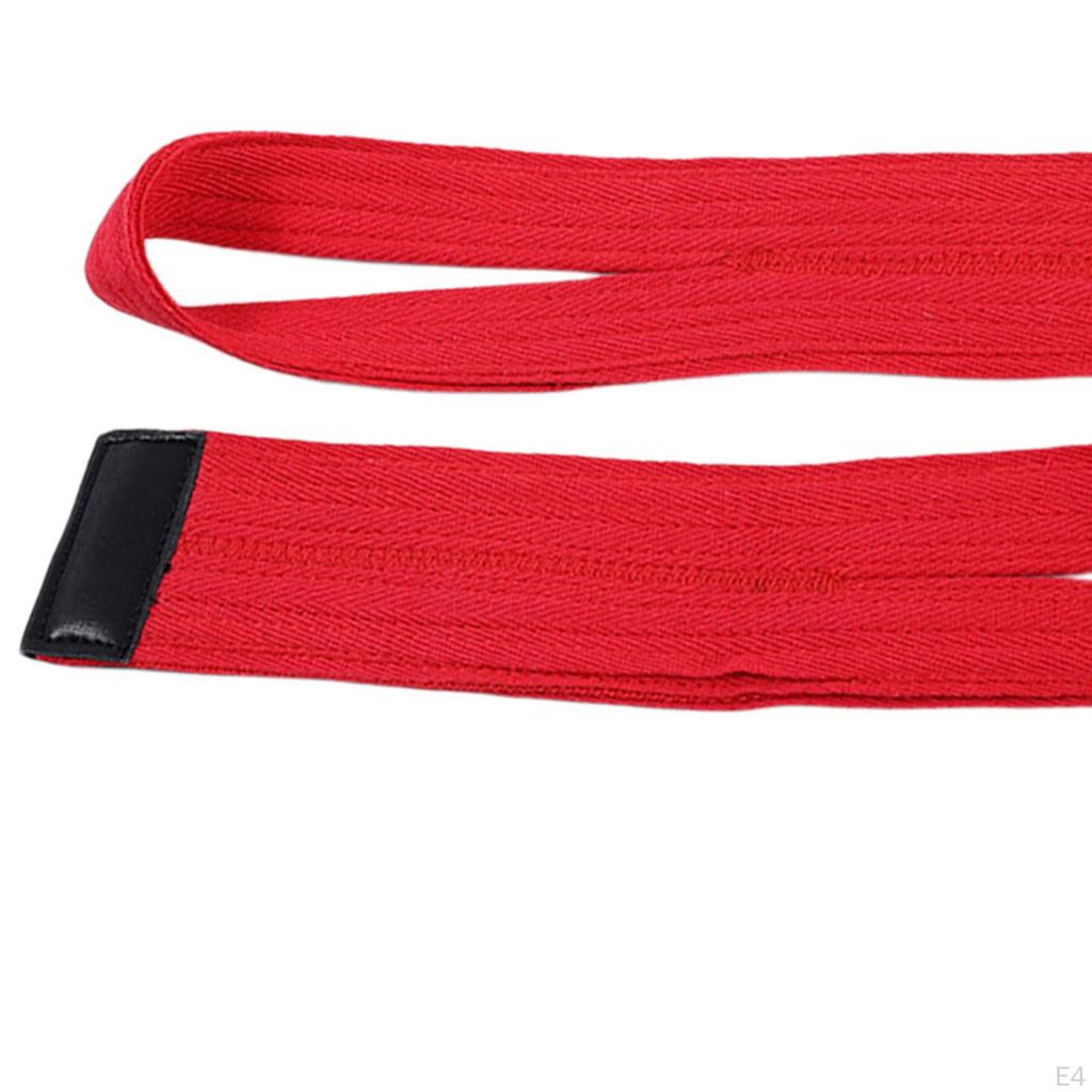 1 Paar Weightlifting Straps Belt Fitness Accessories Grips Premium for Bodybuilding Unisex