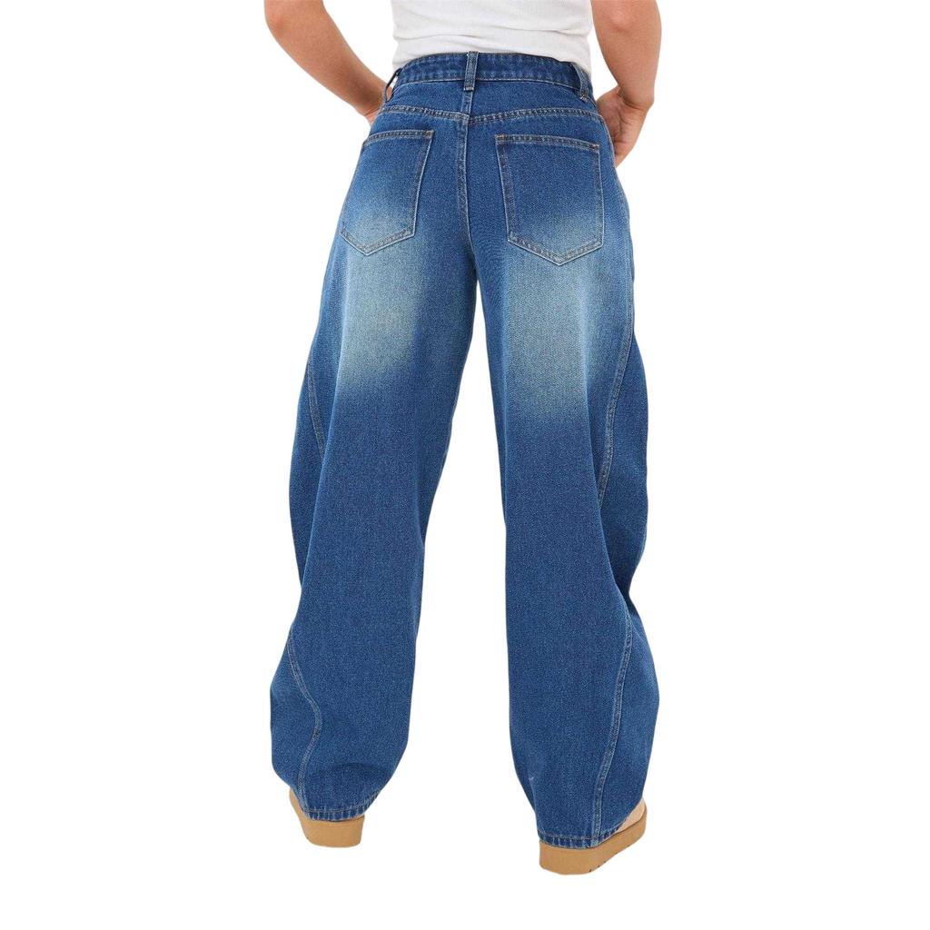 I Saw It First Womens/Ladies Barrel Jeans