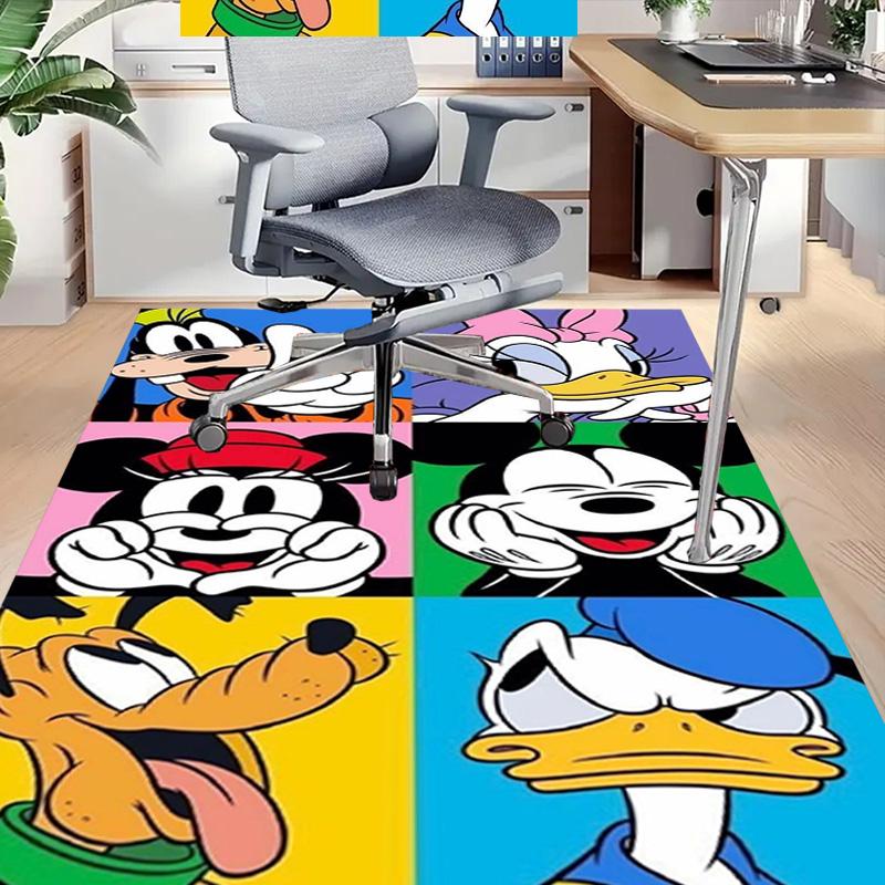 Pop Art Disney Characters Carpet For Playroom Bedroom Living Room Sofa Home Decorkids Game Area Rug Nonslip Floor Mat