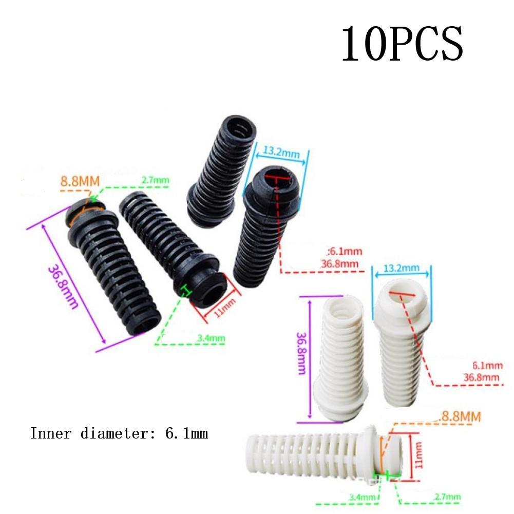 

10 шт. Кабельний кожух Кабельний сальник З єднувач Кабельні рукави чорний