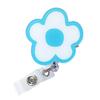 Flexible Rotating Card Holder With Vibrant Fashionable Petal Design Acrylic Construction And Adjustable Cord Length