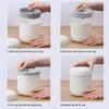 Mini Desktop Trash Can Durable Plastic Waste Bin with Lid Garbage Organizer for Bedroom Office Desk Home Supplies