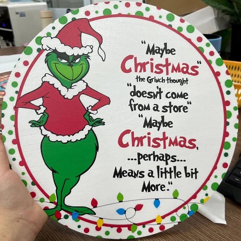 Vánoční dekorace Závěsné cedule Dveřní cedule pro sváteční výzdobu Veselé Vánoce Tématické party Potřeby Dvůr veranda Nástěnné okno Dekorace do dětského pokoje