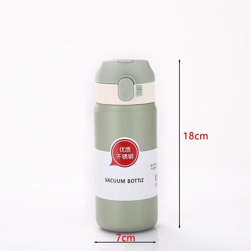 Portable Insulation Cup Intelligence 400ml Vacuum Flasks Portable Stainless Steel Thermos Cup Water Bottle Travel Tea Mug Office Thermos Cup