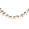 62KD Versatile Cherry Felt Balls String Craft Supply Create Magical Atmospheres