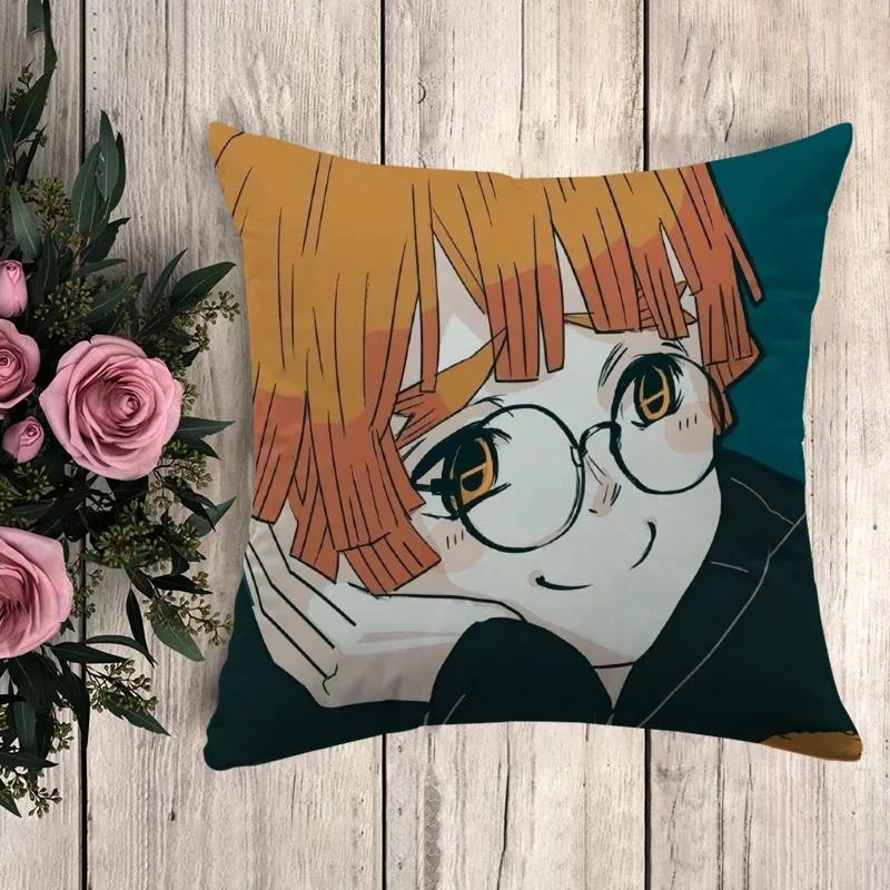 Kissen Demon Slayer Dekorative Kissenhülle Kissenbezug x Kissenbezüge Herbstdeko Sofakissen Bezüge für Bettkissen