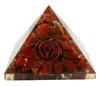 Harmonize Piramide di Orgonite Lapislazzuli con Cristallo Curativo Rame Simbolo Chakra Meditazione Yoga Generatore di Energia Soggiorno