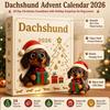 Capybara Advent Calendar 2026: 24-Day Christmas Countdown with Flat 2D Acrylic Ornaments Festive Costume Designs for Holiday Decor Xmas Gift