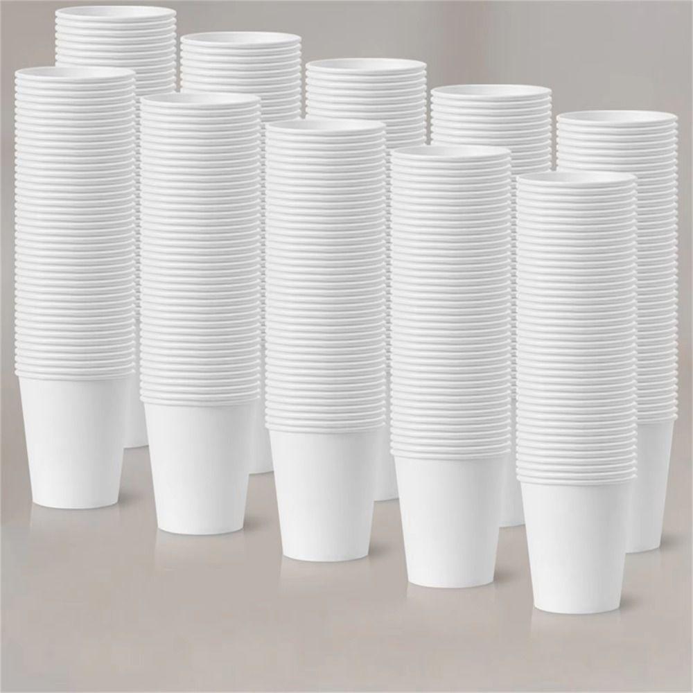 200Pcs Multisize Tasting Cup 30/60/120/200ml Paper Coffee Cup Paper Cup Set Office Use