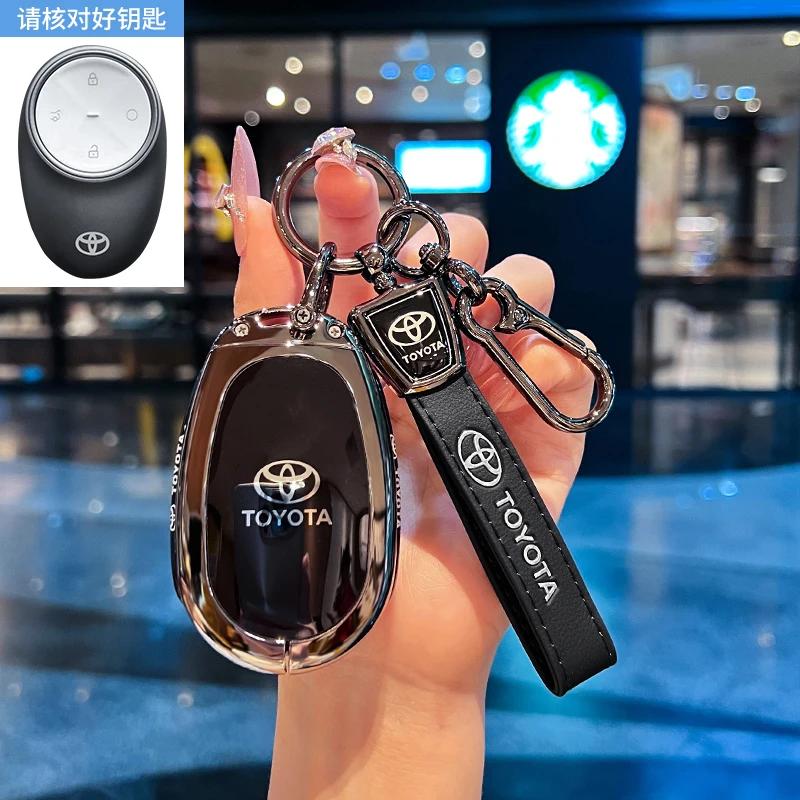 4 Buttons Car Key Case Cover Shell Fob for Toyota bZ3X Bózhì 3X Platinum 3X 2025 Air_Pro_max Car Interior Keychain Accessories
