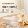 Meiliya 320ml Clear Disposable Plastic Cups, 100 Count