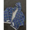 Winter Casual Plaid Hoodie Women's Warm Zip Up Double Sided Sweatshirt Fashion Trendy Loose Hooded
